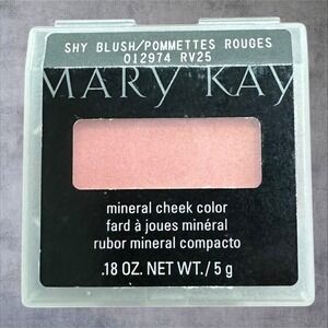 Mary Kay Mineral Cheek Color Shy Blush 012974  .18 oz New Shimmer Powder